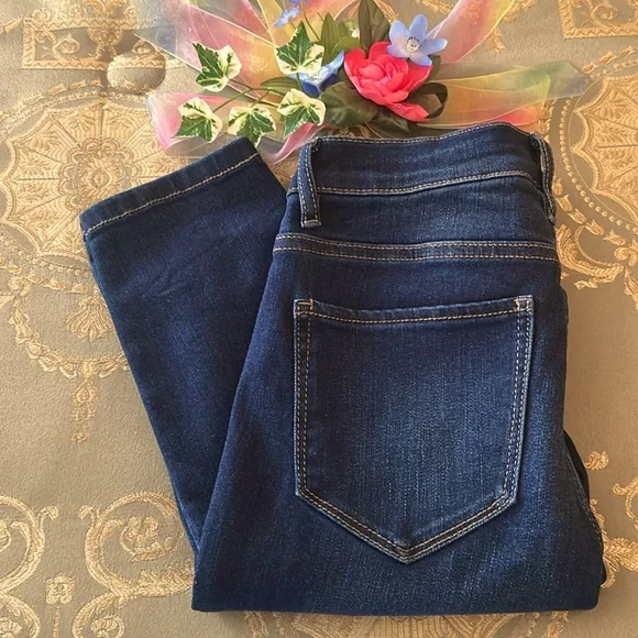 New Soho NYC High-Waist Super Skinny Dark Blue Jeans - Picture 2 of 7